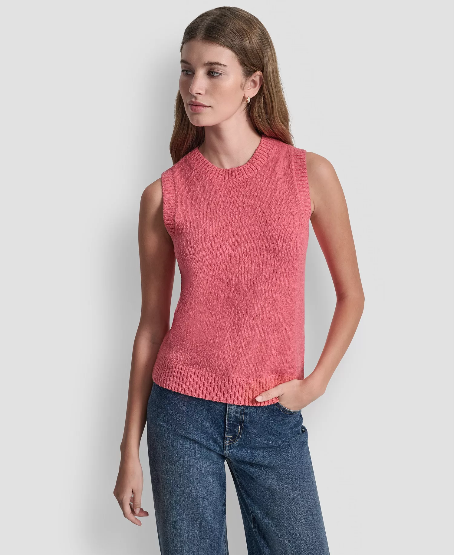 mni-928bb096535871d1aad5580195544890 Women's Crew Neck Pull-On Sweater