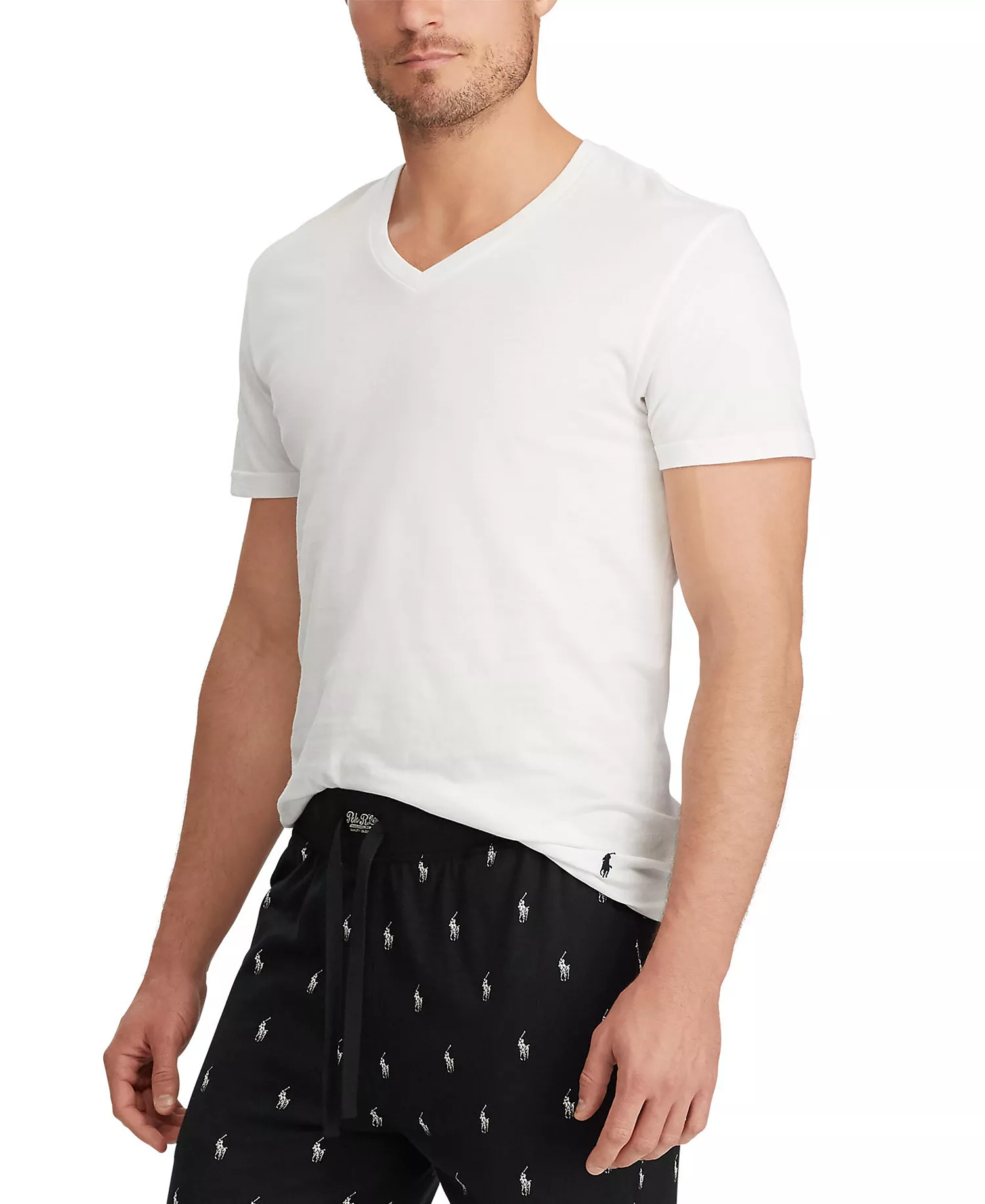 mni-9384d07ffb405948c29aa764e006be26 Men's Big and Tall 3-Pack V-Neck Undershirts — изображение 3