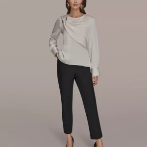 Women's Scoop Neck Long-Sleeve Top