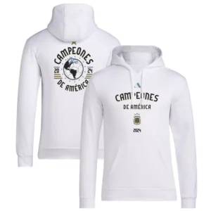 Men's Argentina National Team 2024 Copa America Champions Pullover Hoodie