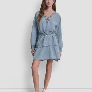 Women's V-Neck A-Line Dress
