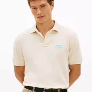 Men's Embroidered Back Classic-Fit Polo Shirt