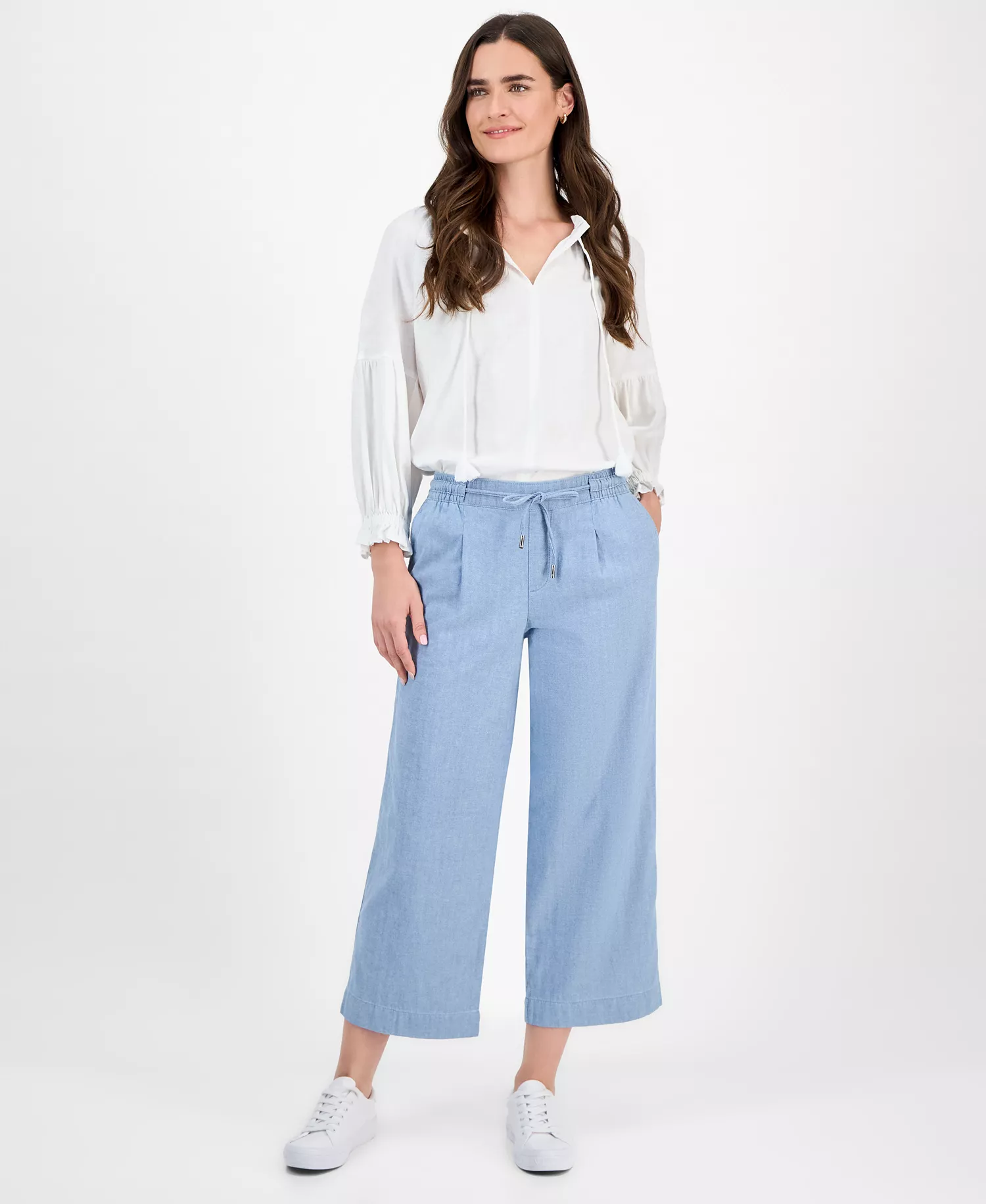mni-95eb34f9fd3f372c20588d13ff4214a4 Nautica Women's Cotton Mid-Rise Ankle Pants