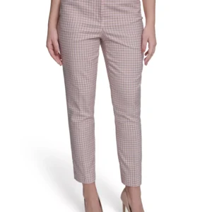 Women's Slim Fit Plaid Pants