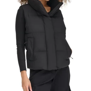 Women's Stand Collar Puffer Vest