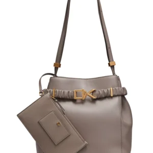 Gingham Medium Bucket Bag