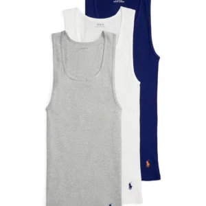 Men's Classic Fit Undershirt Tank Tops, 3-Pack