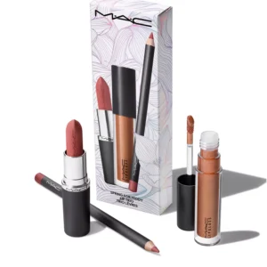3-Pc. Spring for Teddy Lip Trio MACXimal Matte, Lip Pencil and Lipglass Kit, First at Macy's
