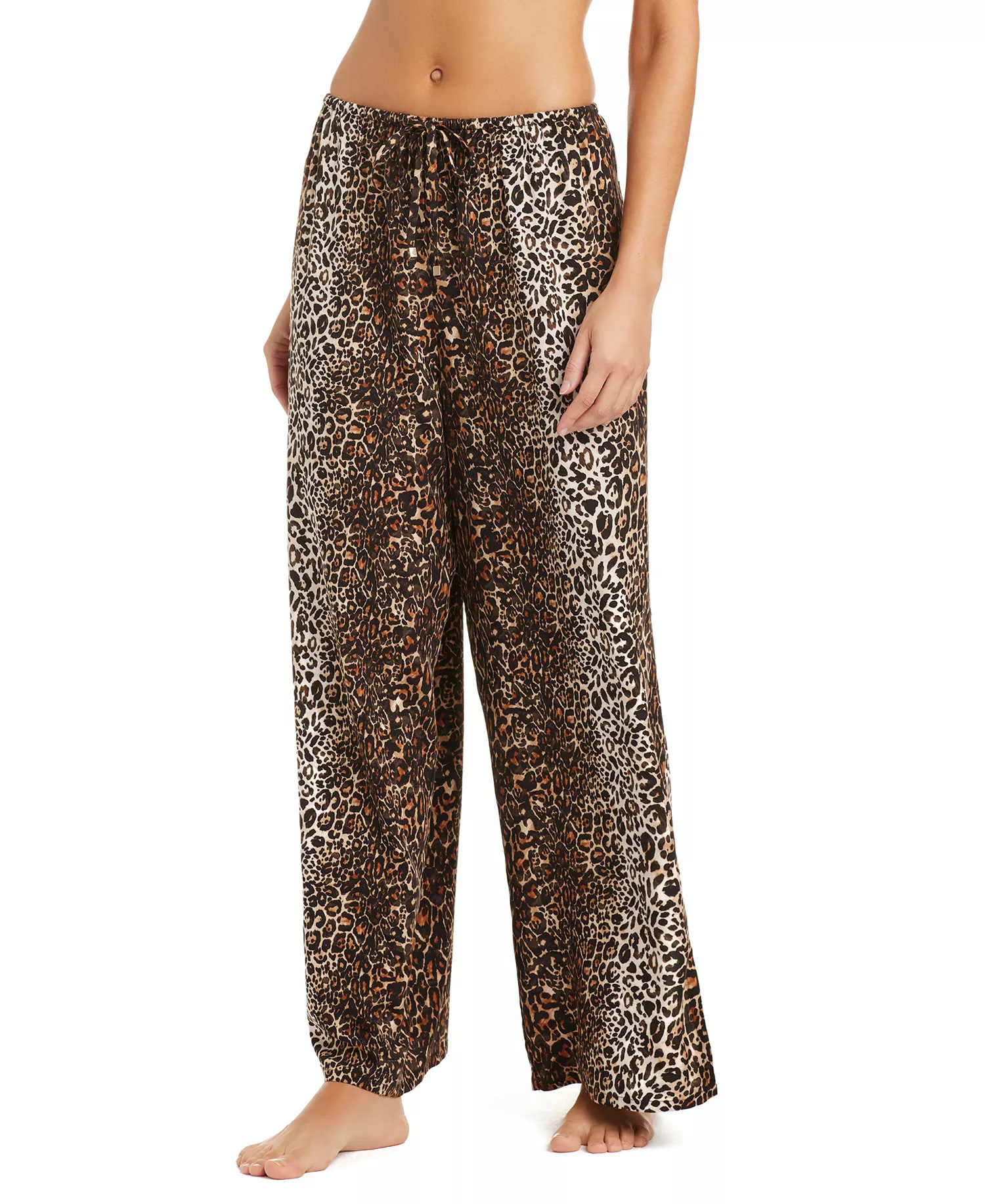 mni-97124efd0e52ea1e8ca618589e40fcf5 Women's Feline Fine Printed Waist Side Lit Drawstring Pants, Macy's Exclusive