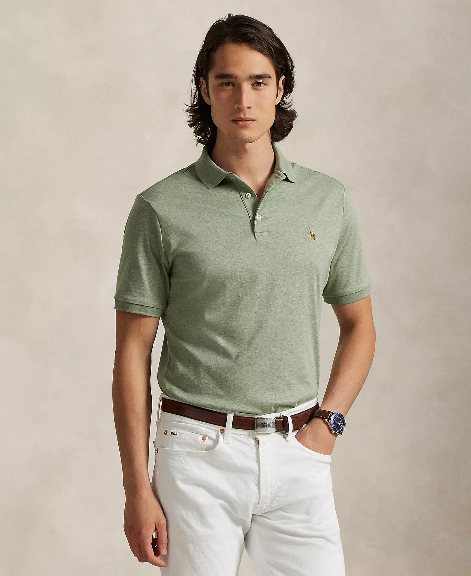 mni-972764255269f8e61ea103c40f9faf8e Men’s Slim-Fit Soft Cotton Polo Shirt — изображение 9