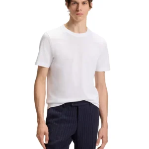 Men's Cotton-Blend Bubble-Jacquard T-Shirt