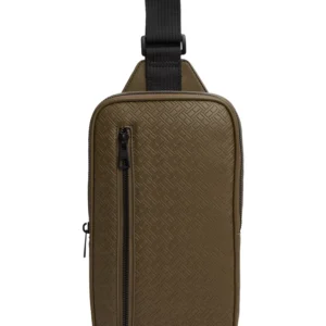 Men's Embossed Flag Sling Bag