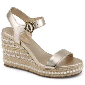 Women's Calzona Round Toe Wedge Sandals