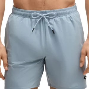 Men's Rubber Logo Badge Swimsuit