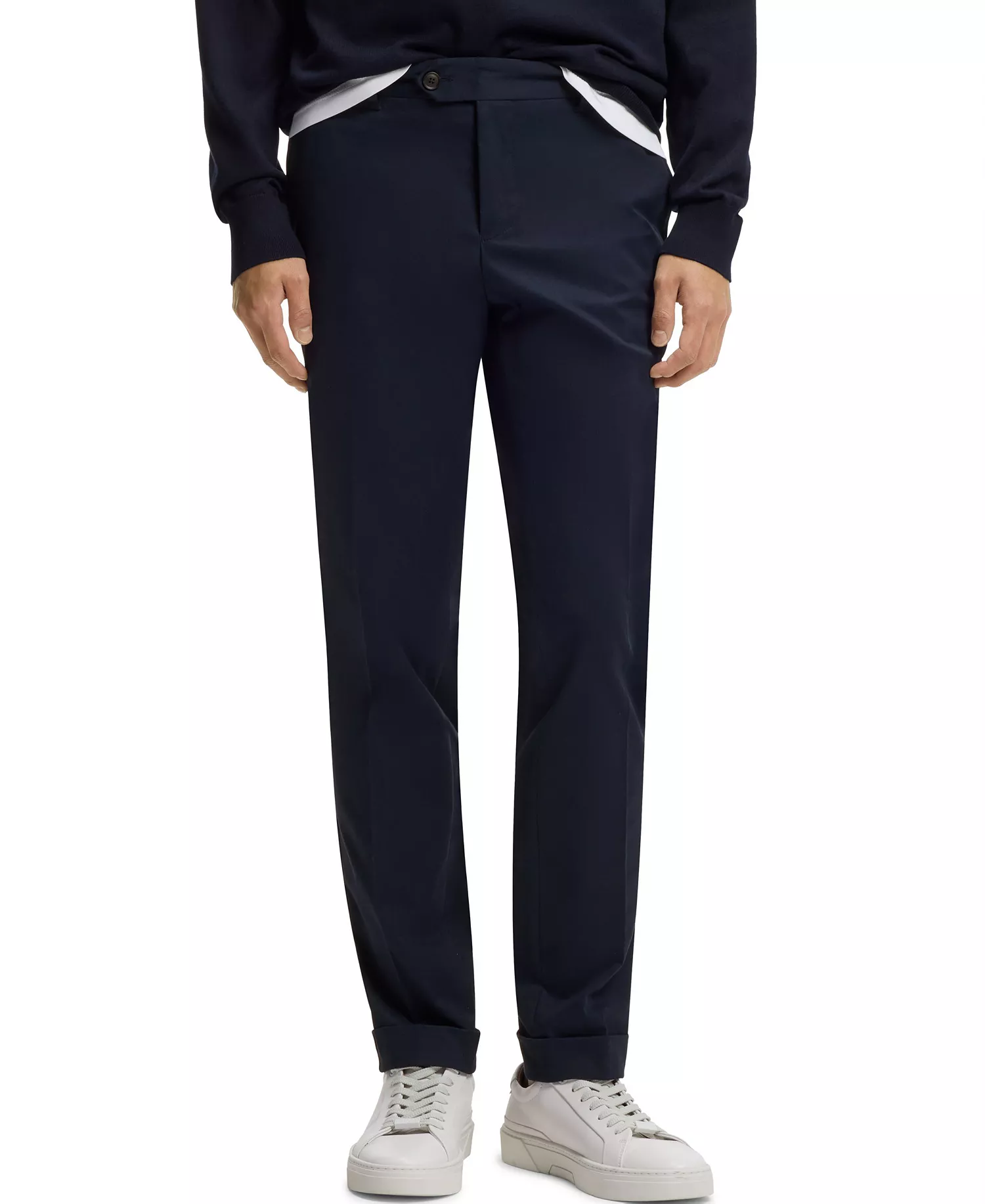 mni-9a86fb9c19dc940b517e20d837457dda Men's Washable Stretch Cotton Slim-Fit Pants