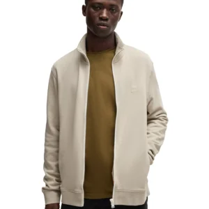 Men's Cotton-Jersey Logo Badge Jacket