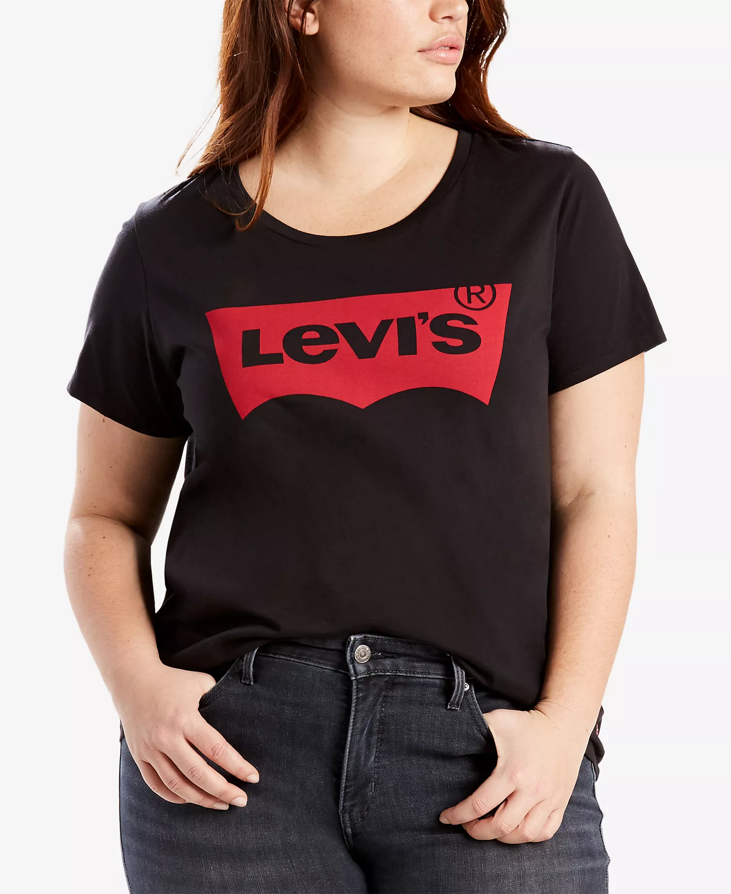 mni-9b9395c07829cbb24afecc3aa6adda51 Trendy Plus Size Perfect Logo Cotton T-Shirt — изображение 3