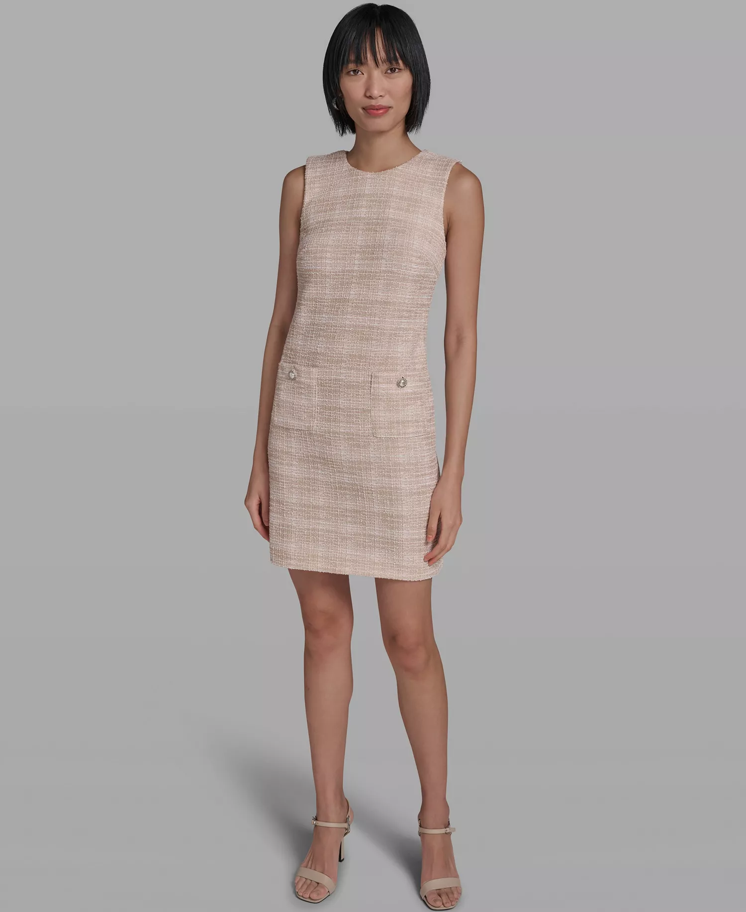 mni-9bb7cd58aefc5c6e42cabb267202e8fd Women's Sleeveless Shift Dress
