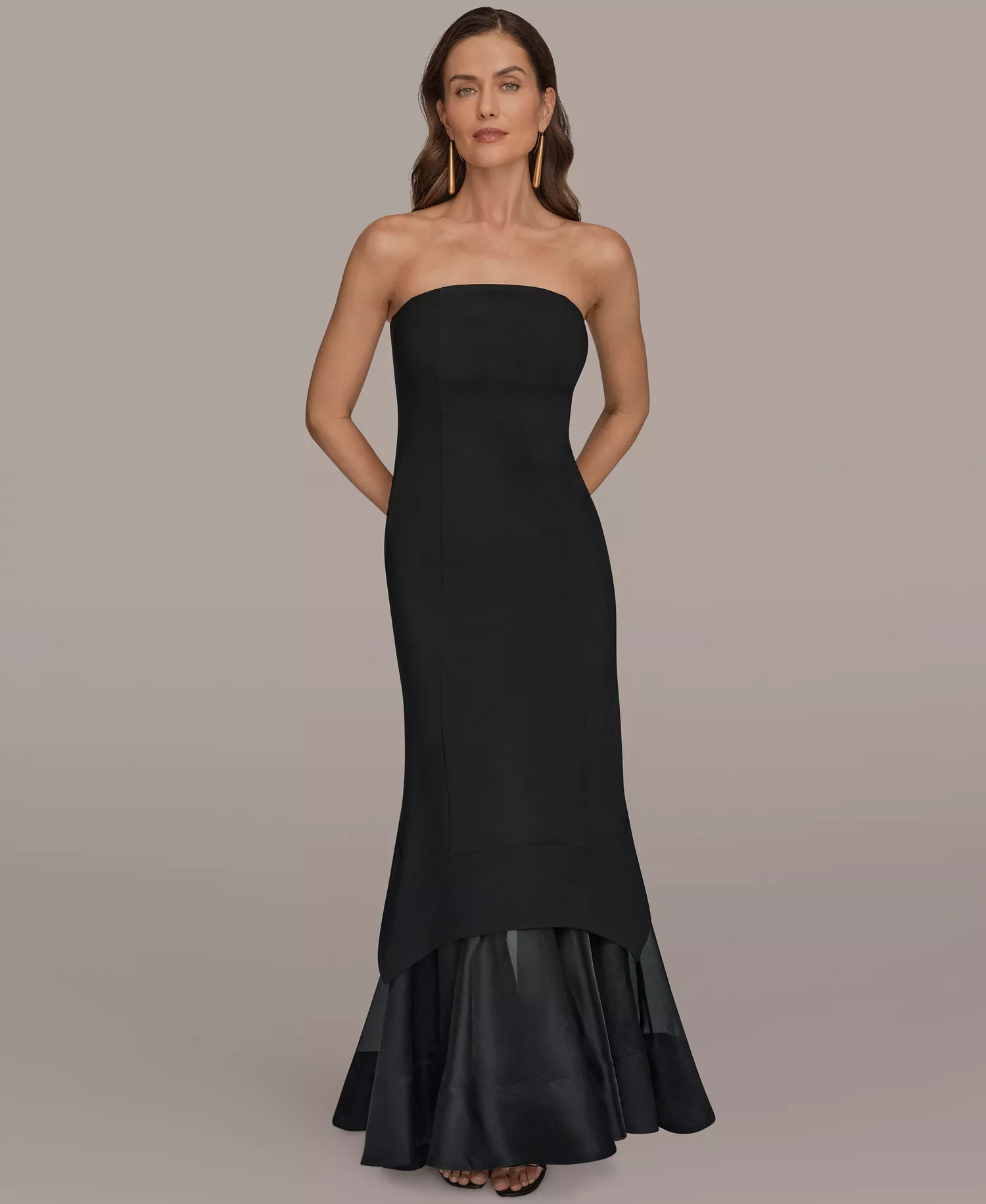 mni-9c703dcc3aa56151e6feb58048e97170 Women's Strapless Ball Gown