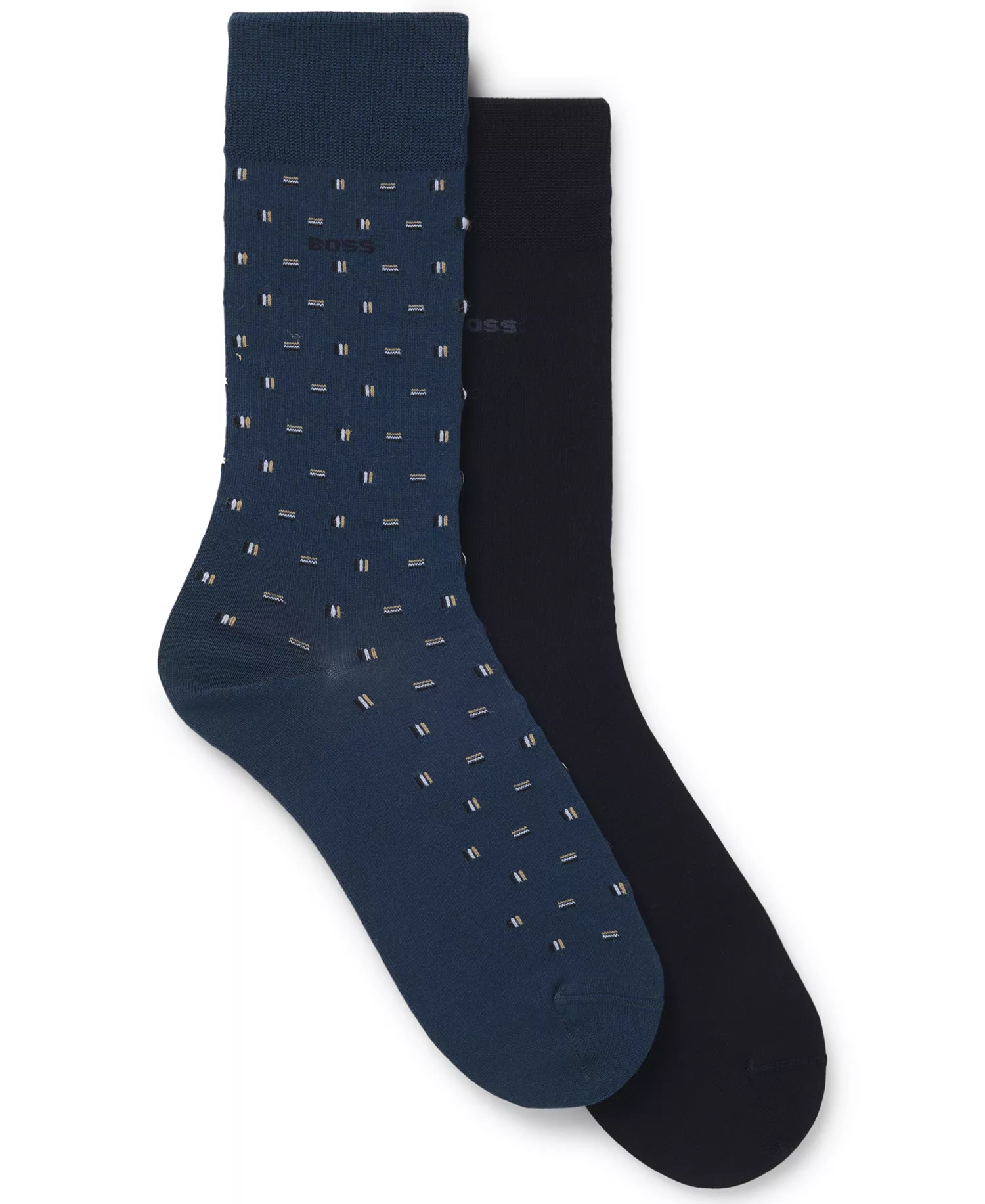 mni-9dcb4b099e06af76ac514a43f9339f9c Men's Regular Length Mini Iconic Socks, 2-Pack