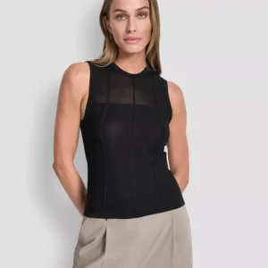 Women's Sleeveless Crewneck Sweater