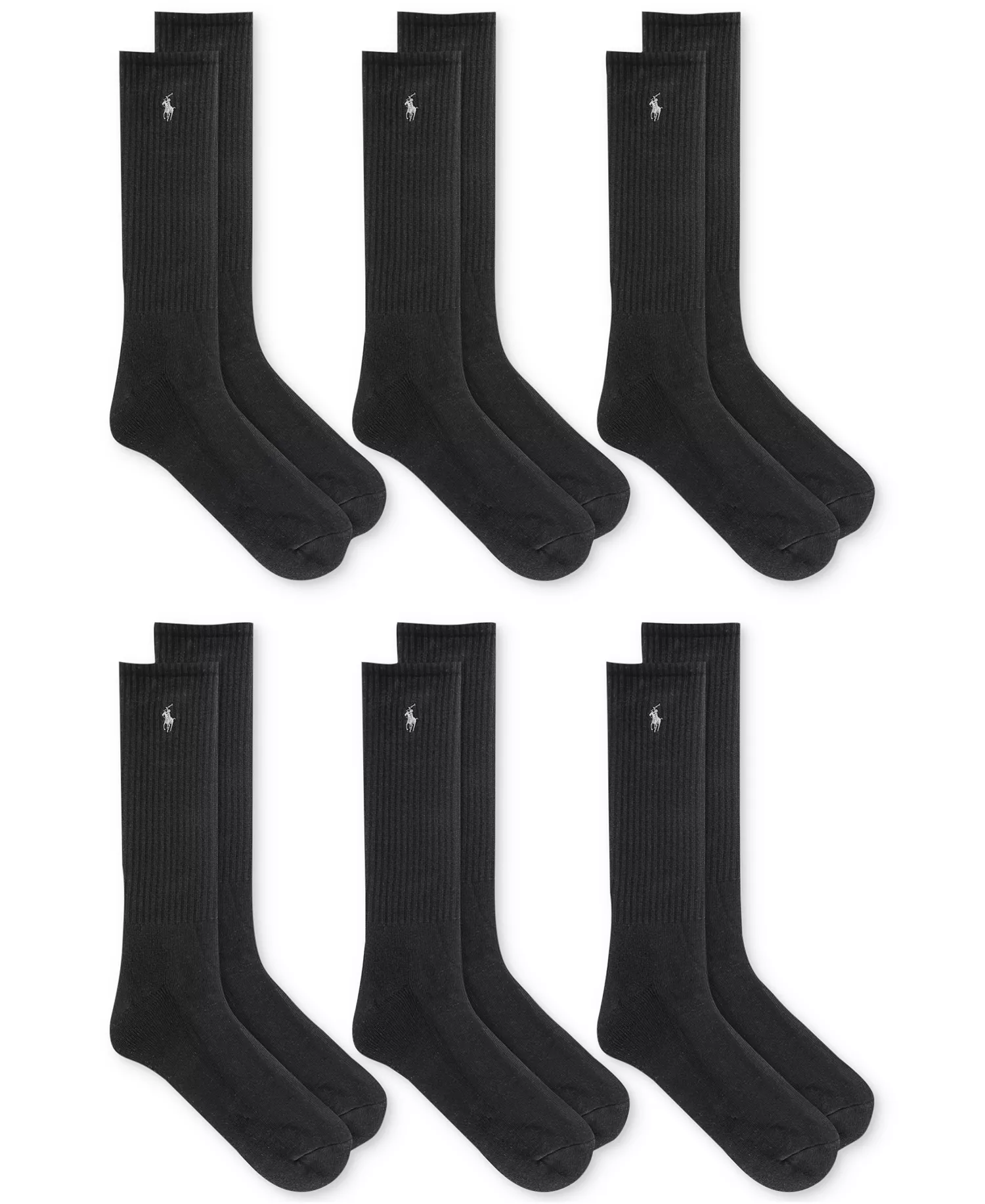 mni-9f467ef2fccdc2327c40aee0a14d35e4 Men's 6-Pk. Performance Sport Crew Socks