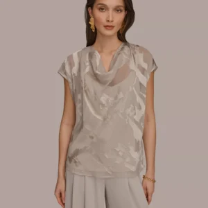 Women's Cowl Neck Top