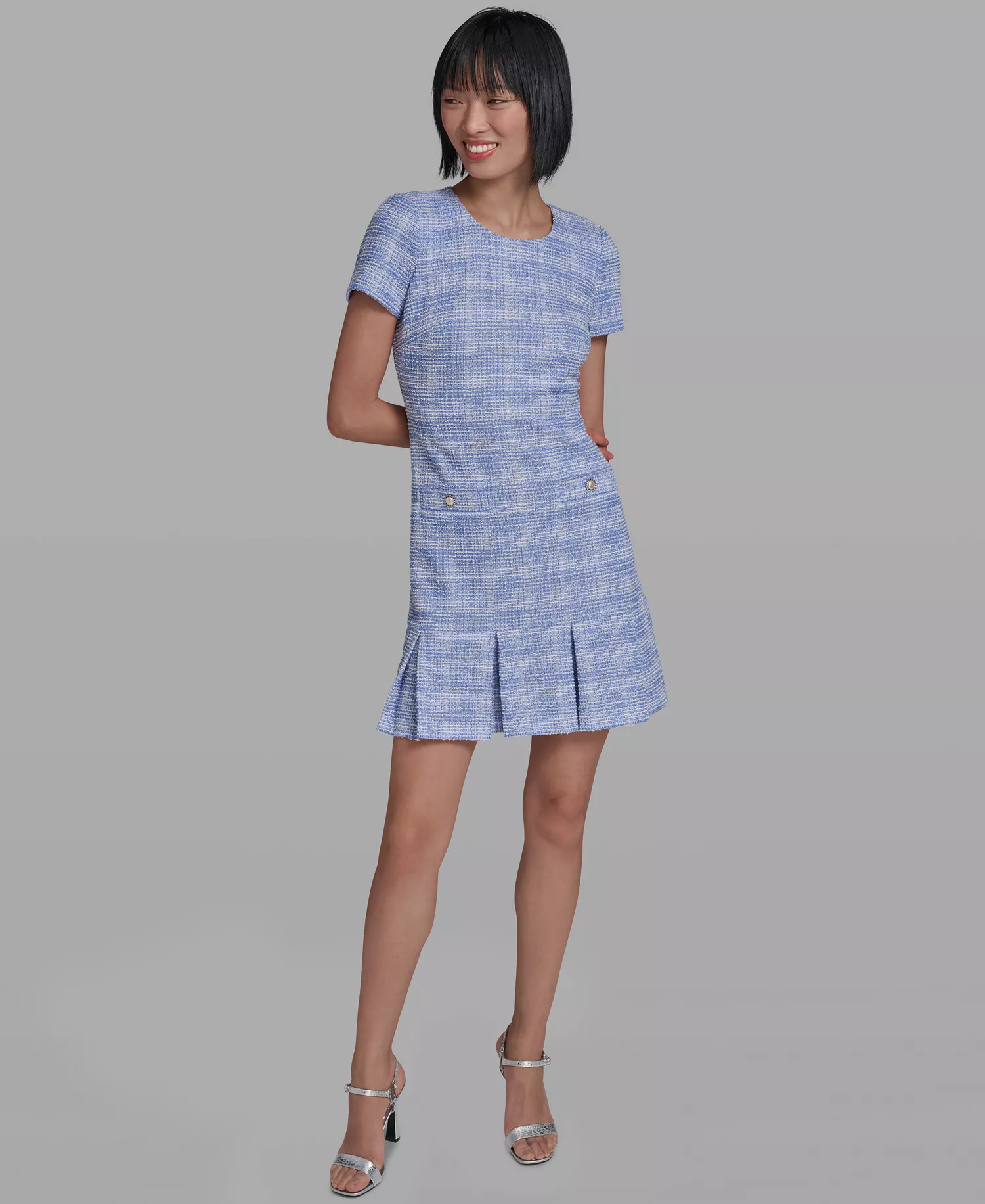 mni-9f61739e7627ef4562059c7ef8923766 Women's Short-Sleeve Short Dress — изображение 3