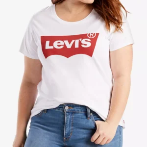 Trendy Plus Size Perfect Logo Cotton T-Shirt