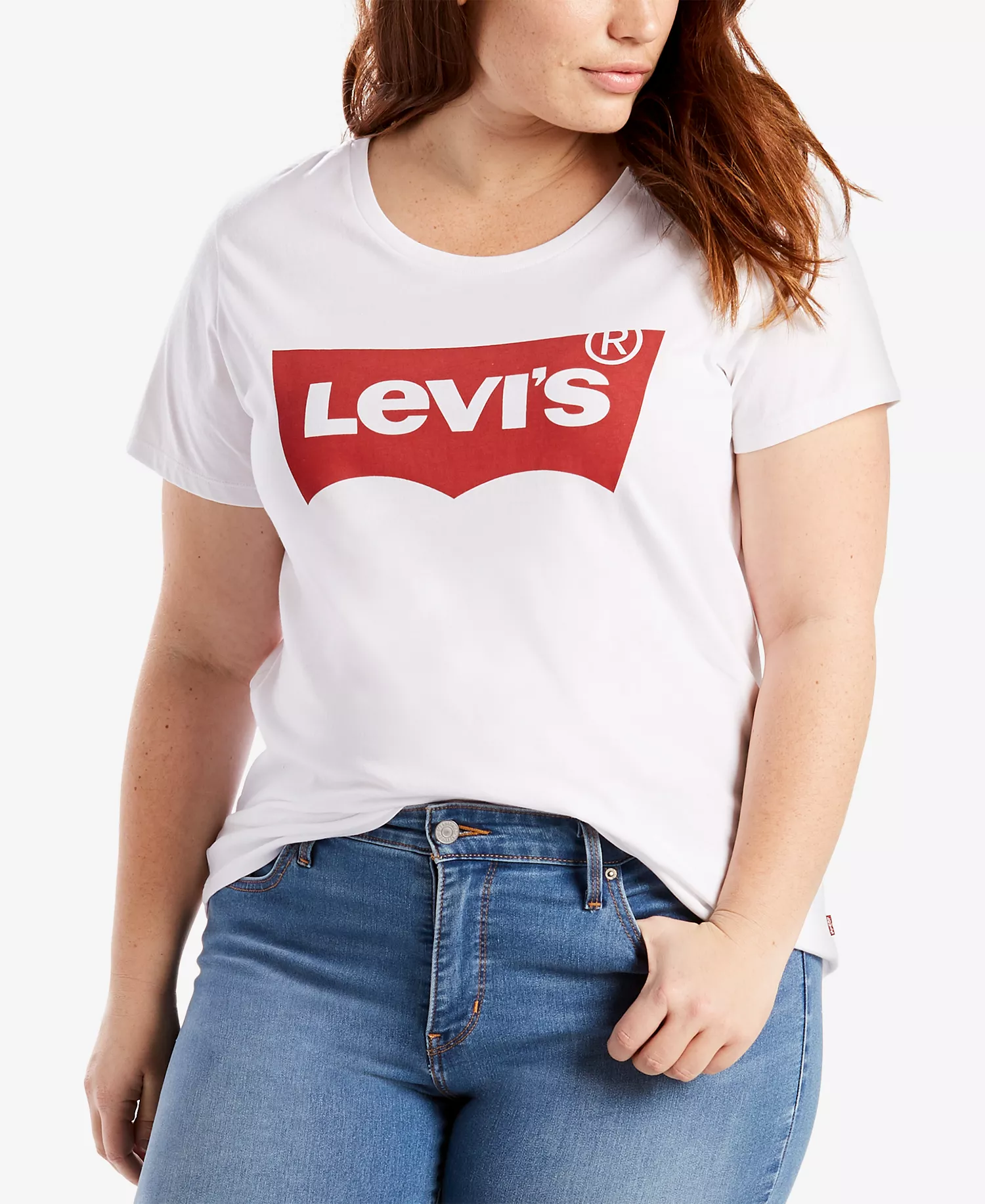 mni-a0443bd837176fb296abba32c51a5218 Trendy Plus Size Perfect Logo Cotton T-Shirt