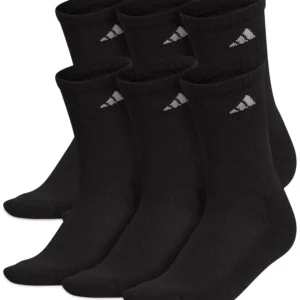 Women's 6-Pk. Athletic Cushioned Crew Socks