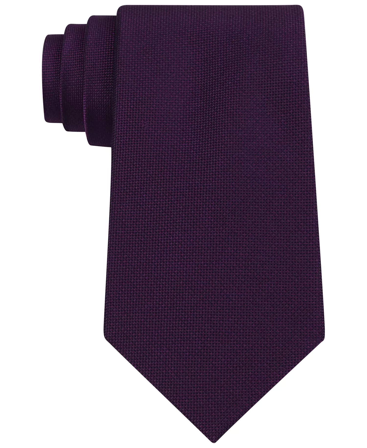 mni-a0b6e66d24bfe6a3a272e57faab7d1f9 Men's Silver Spun Solid Slim Tie — изображение 4