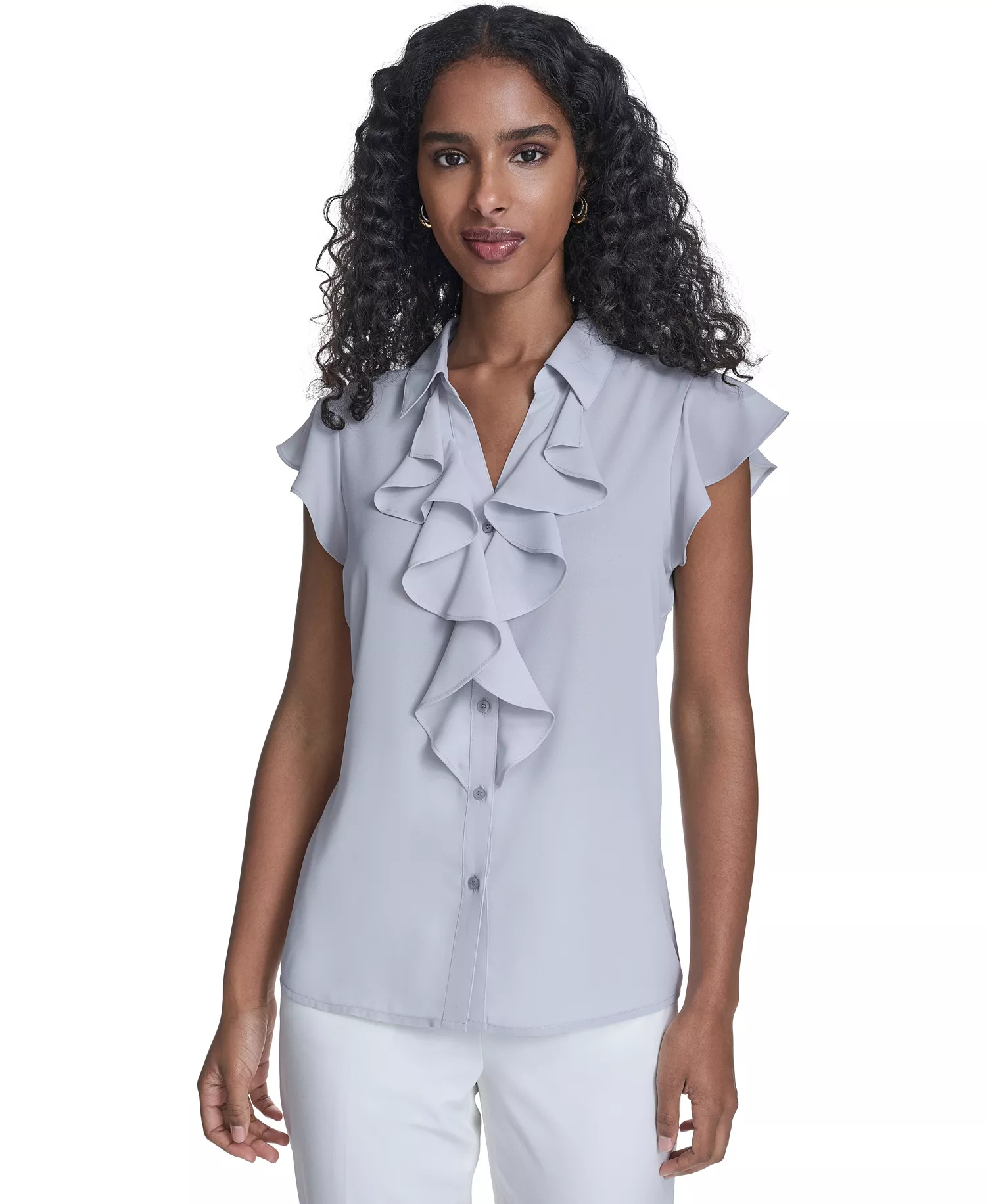 mni-a0c5e1a24d917d536909383295f15660 Women's Solid Short-Sleeve Top — изображение 3