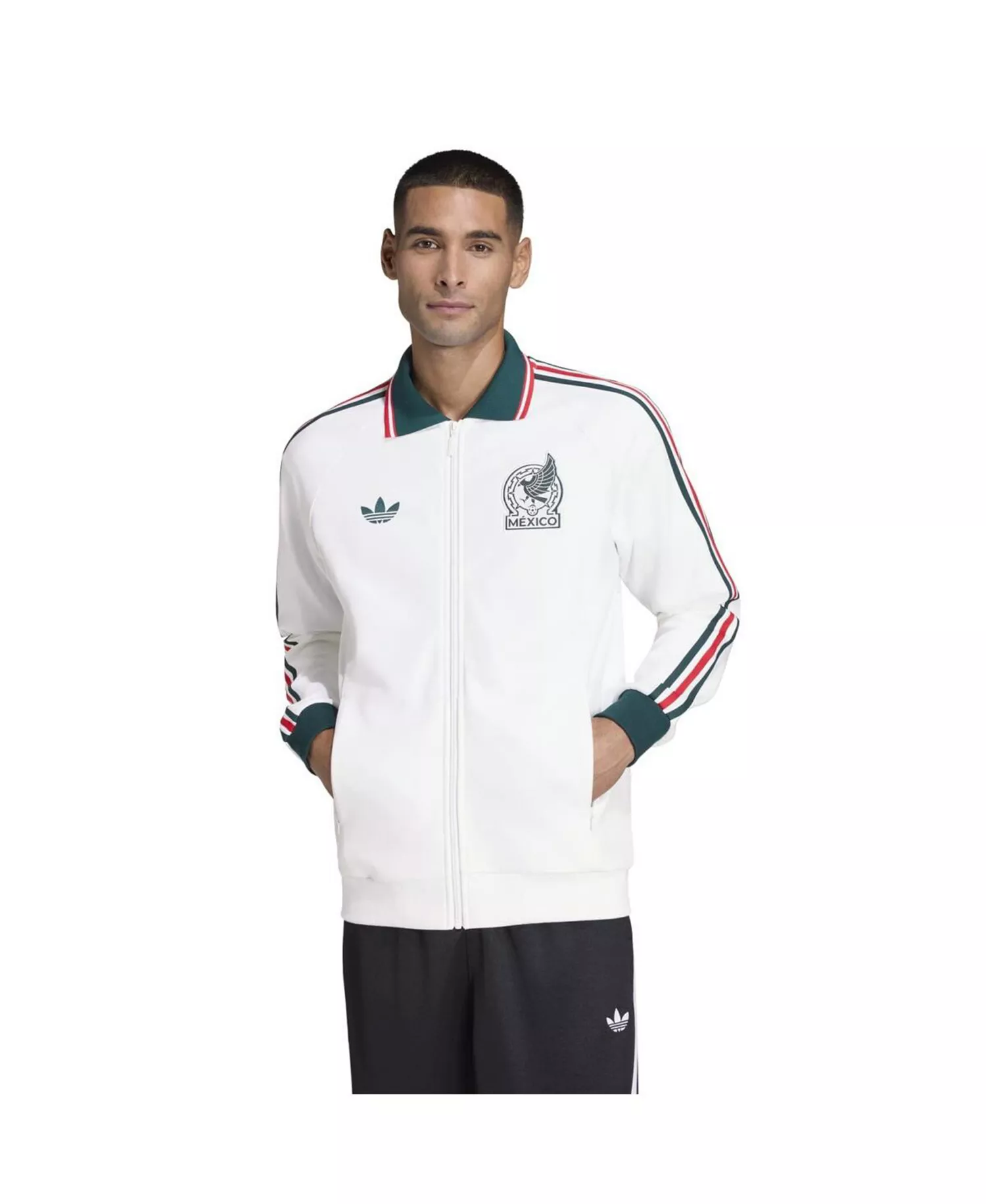 mni-a1c10f8e2415d2669311847ce9c62ff7 Men's White Mexico National Team 2026 World Cup Anthem Full-Zip Jacket