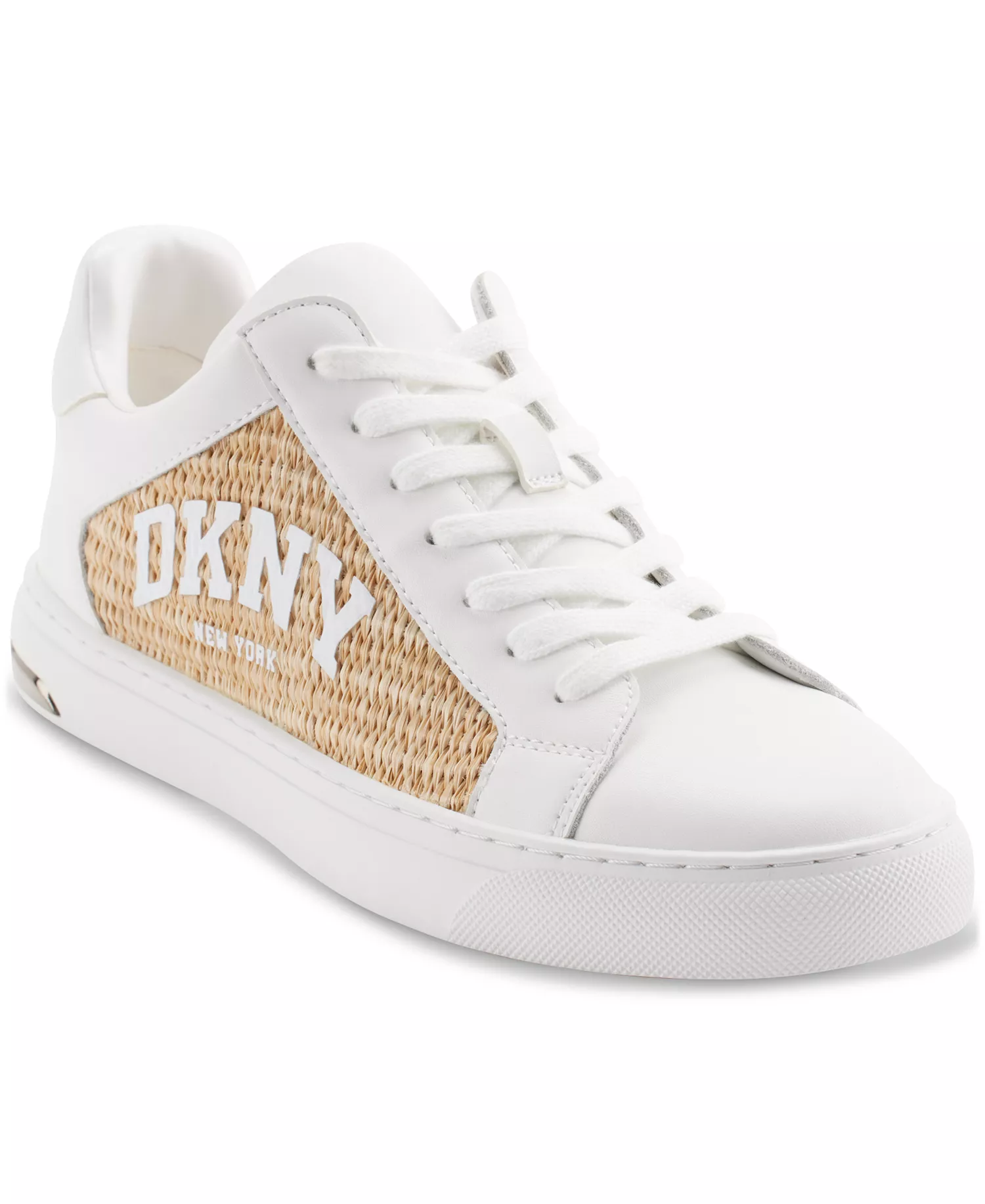 mni-a24e208f2ecc6f9d9b902aec7ee1ea02 Women's Abeni Arch Raffia Logo Low-Top Sneakers — изображение 3