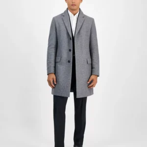 Men's Slim-Fit Wool-Cashmere Overcoat