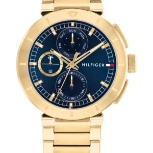 Men's Multifunction Gold-Tone Stainless Steel Watch 44mm