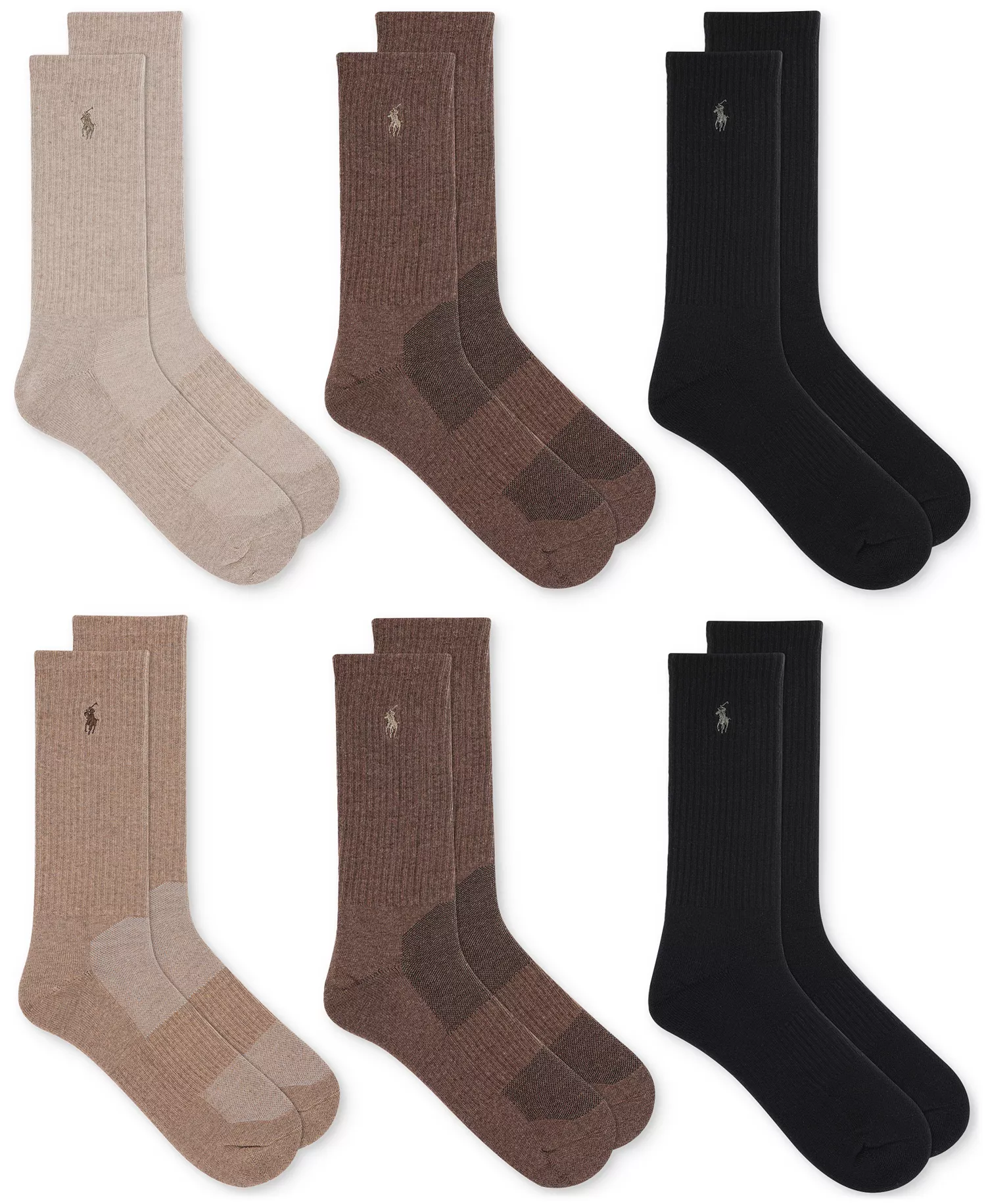 mni-a391e47f88206e1633163f89f2b44ccd Men's 6-Pk. Performance Sport Crew Socks — изображение 4