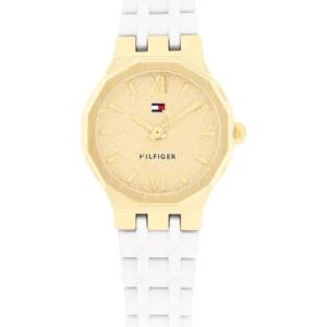 Women's Quartz White Silicone Strap Watch, 25mm
