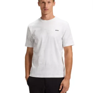 Men’s Mercerised-Cotton Printed Graphic T-Shirt
