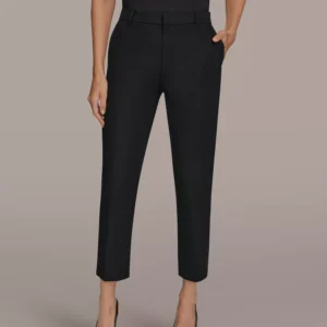 Women's Flat-Front Stretch Double-Layer Pants