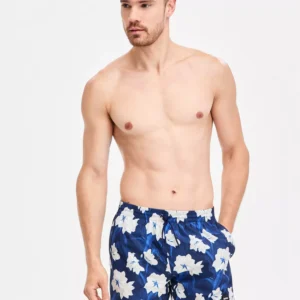 BOSS by Men's Tropical Print 5" Swim Shorts