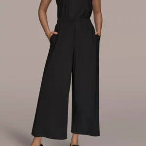 Women's 4-way Stretch Knit Mid Rise Ankle Pants