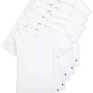 Men's 5+1 Free Bonus Classic-Fit Crewneck Undershirts Pack