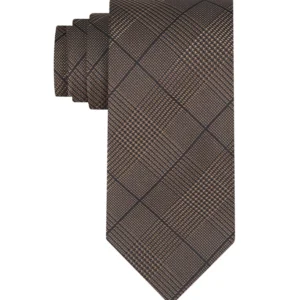 Men's Harvey Glen Plaid Striped Tie