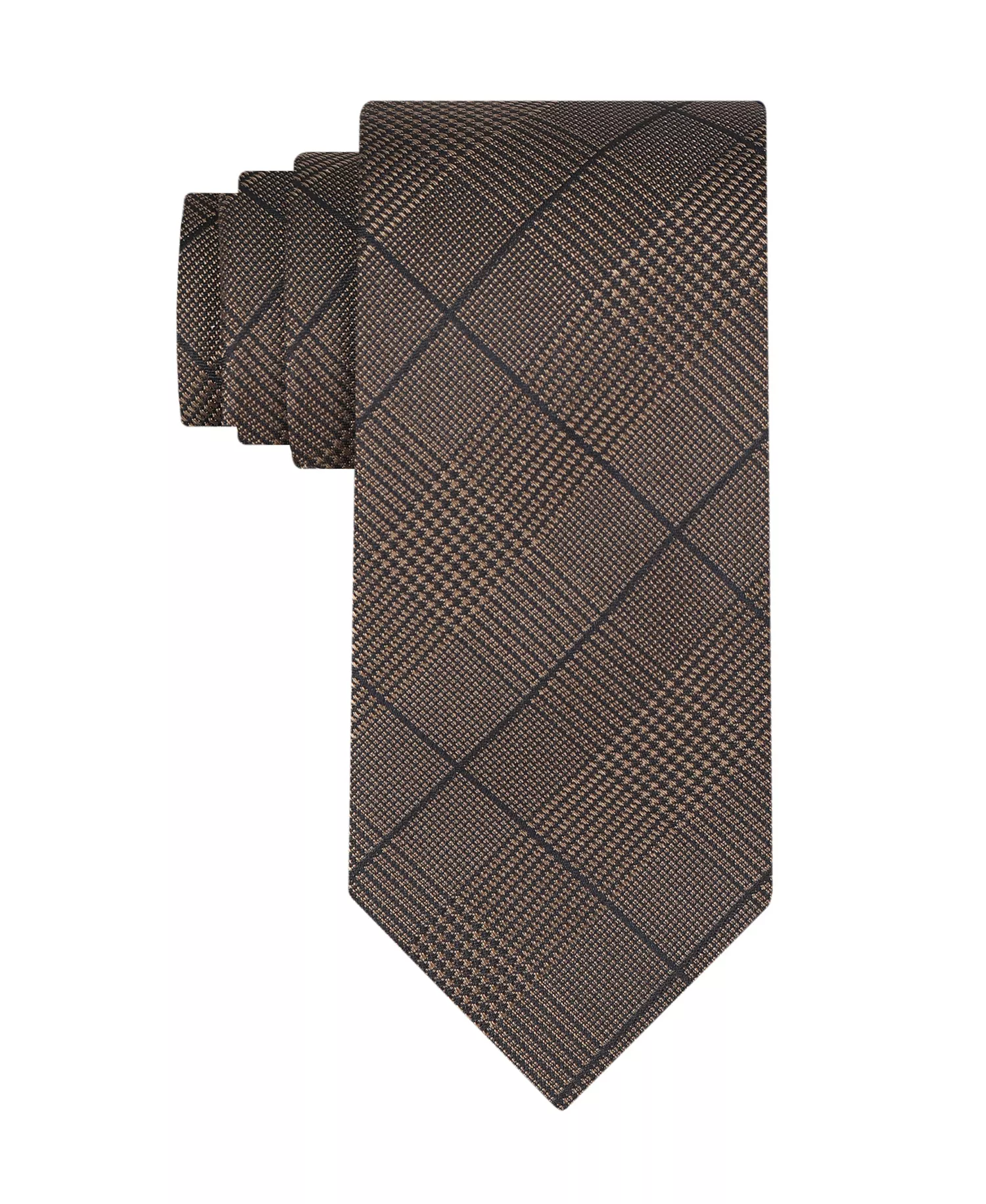 mni-b173c7c2bc65df188c69dd9a49d00387 Men's Harvey Glen Plaid Striped Tie