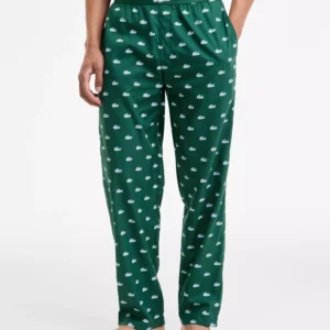 Men's Woven Logo Pajama Pants
