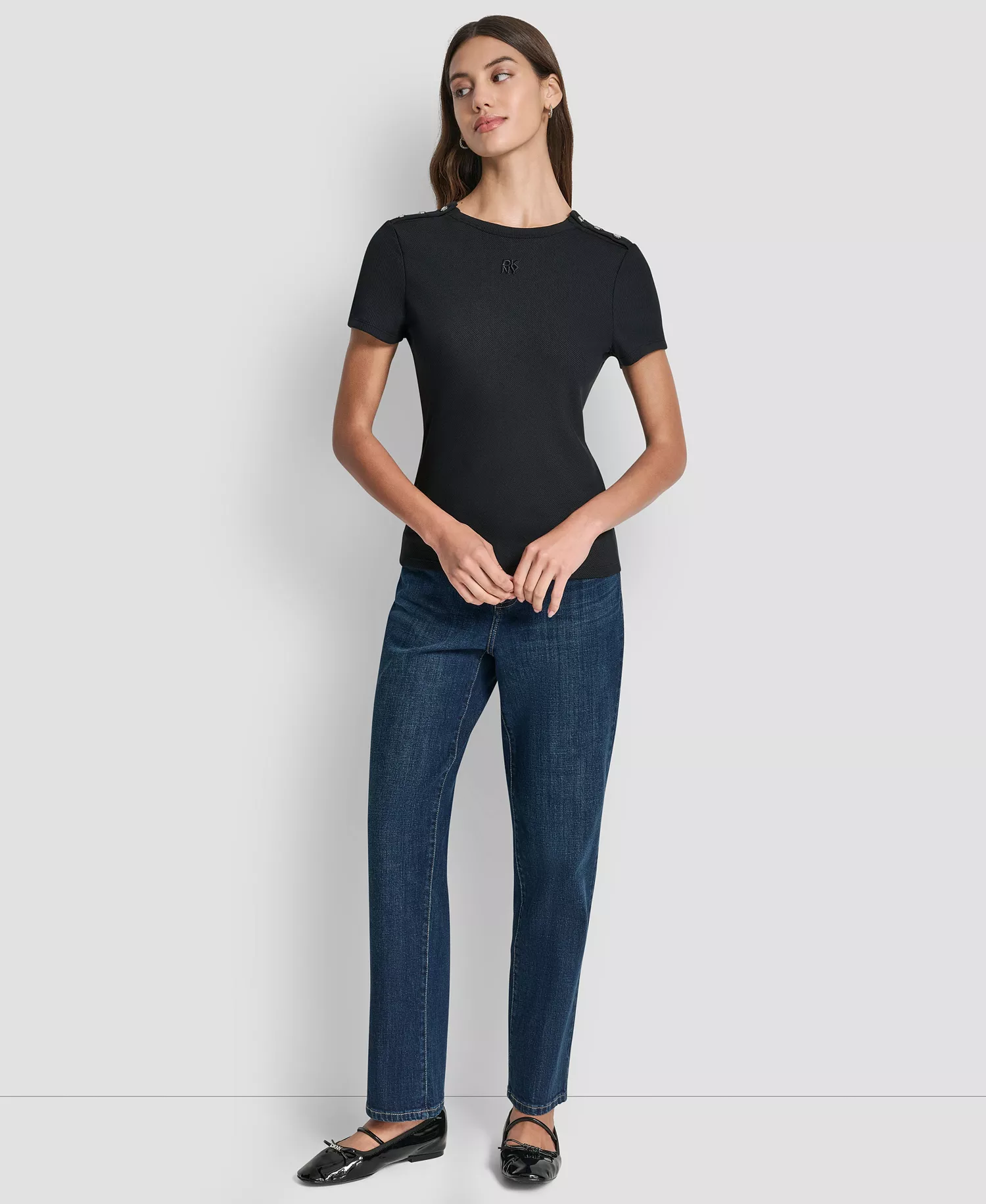 mni-b276f1db6ede1b843f4d7f550adbaa2e Women's Crewneck Short-Sleeve Top