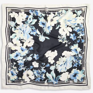 Bordered Floral Square Scarf, Macy's Exclusive