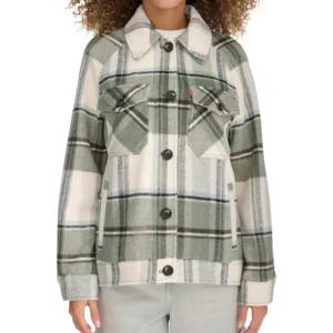 Women's Wool Blend Shirt Jacket